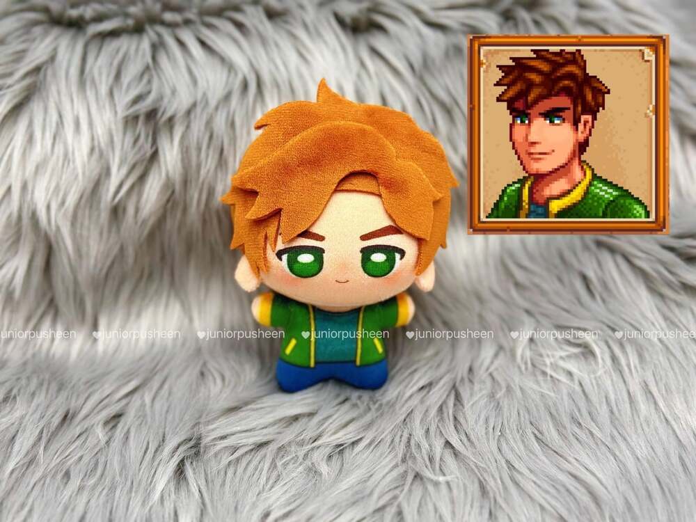 Stardew Valley 10Cm Plush,Stardew Valley Alex 10Cm Doll,Gift for Stardew Valley